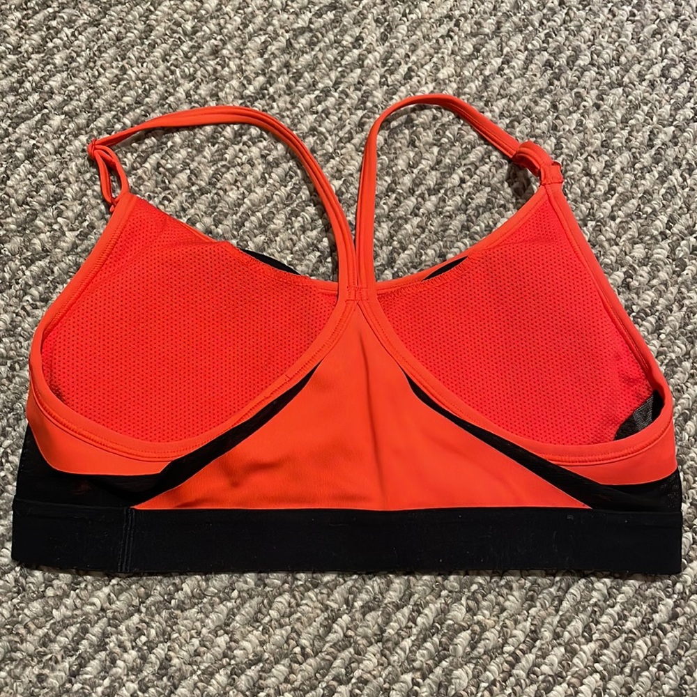 Nike orange mesh sports bra - Picture 2 of 3